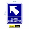 rambu parkir mobil & motor