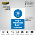 Rambu K3 Wajib Memakai Full Body Harness