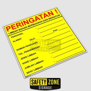STIKER LABEL LIMBAH