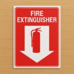 Sign Fire Extinguisher