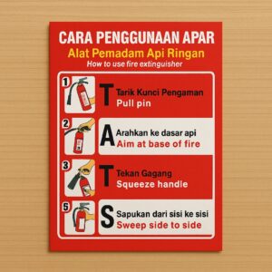 Sign K3 Cara Penggunaan APAR