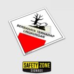Stiker Label B3 Hazmat Berbahaya Terhadap Lingkungan