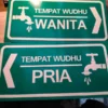 sign tempat wudlu