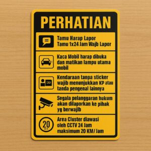 sign perhatian
