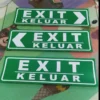 sign exit keluar