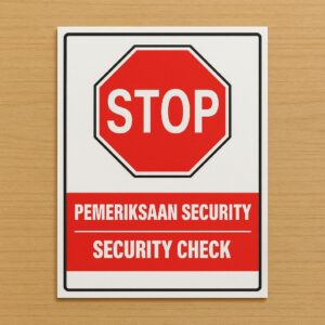 sign pemeriksaan security